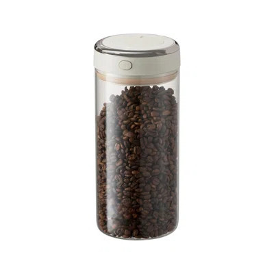 Coffee Bean Storage Container With One-Way Valve Airtight Lid Date Tracker For Coffee And More Food Fresh And Storage, Clear Borosilicate Glass Coffee | Wayfair North America