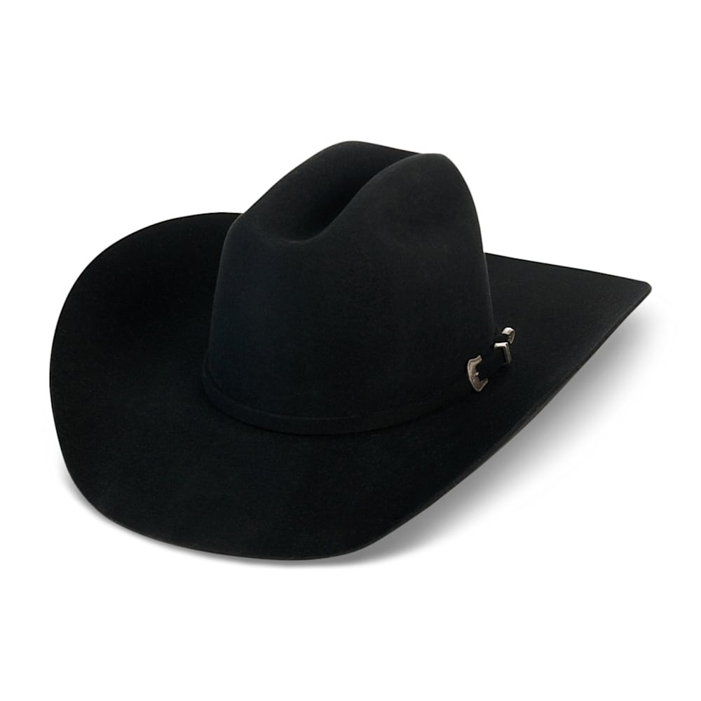 Resistol 4X Black Bison Cattleman Felt Cowboy Hat | Cavender's