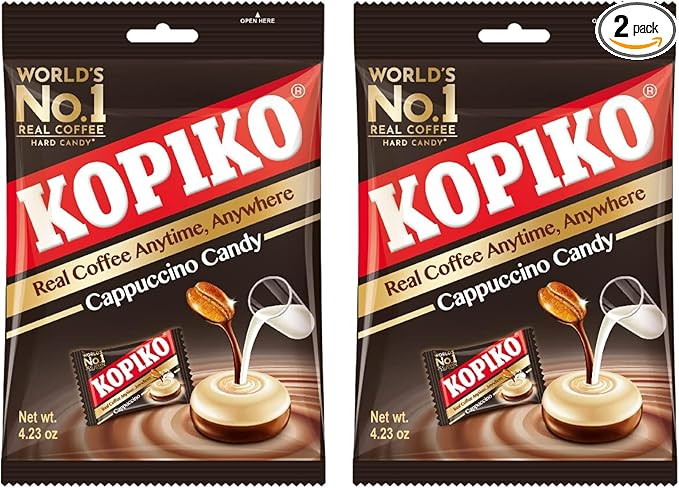 2 Packs Kopiko Cappuccino Candy 4.23 Oz | Amazon (US)