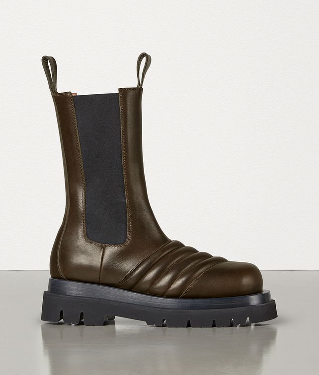 HALBHOHE STIEFEL AUS STORM CUIR-LEDER | Bottega Veneta