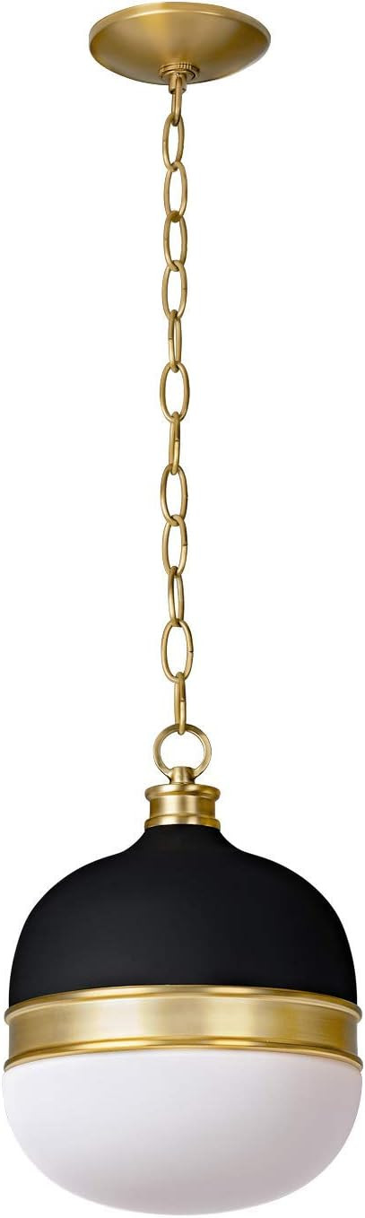 MOTINI 100W Pendant Lighting Globes Matte Black Modern Style Pendant Hanging Light Fixture for Ki... | Amazon (US)