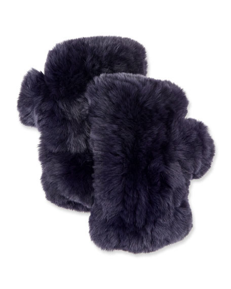 Fingerless Fur Mittens | Neiman Marcus