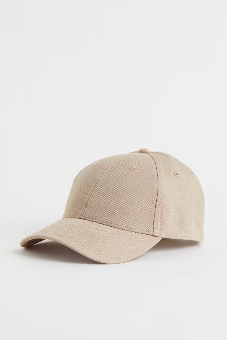 Cap in cotton twill with sweatband in cotton fabric. Adjustable tab at back with metal fastener.C... | H&M (US + CA)