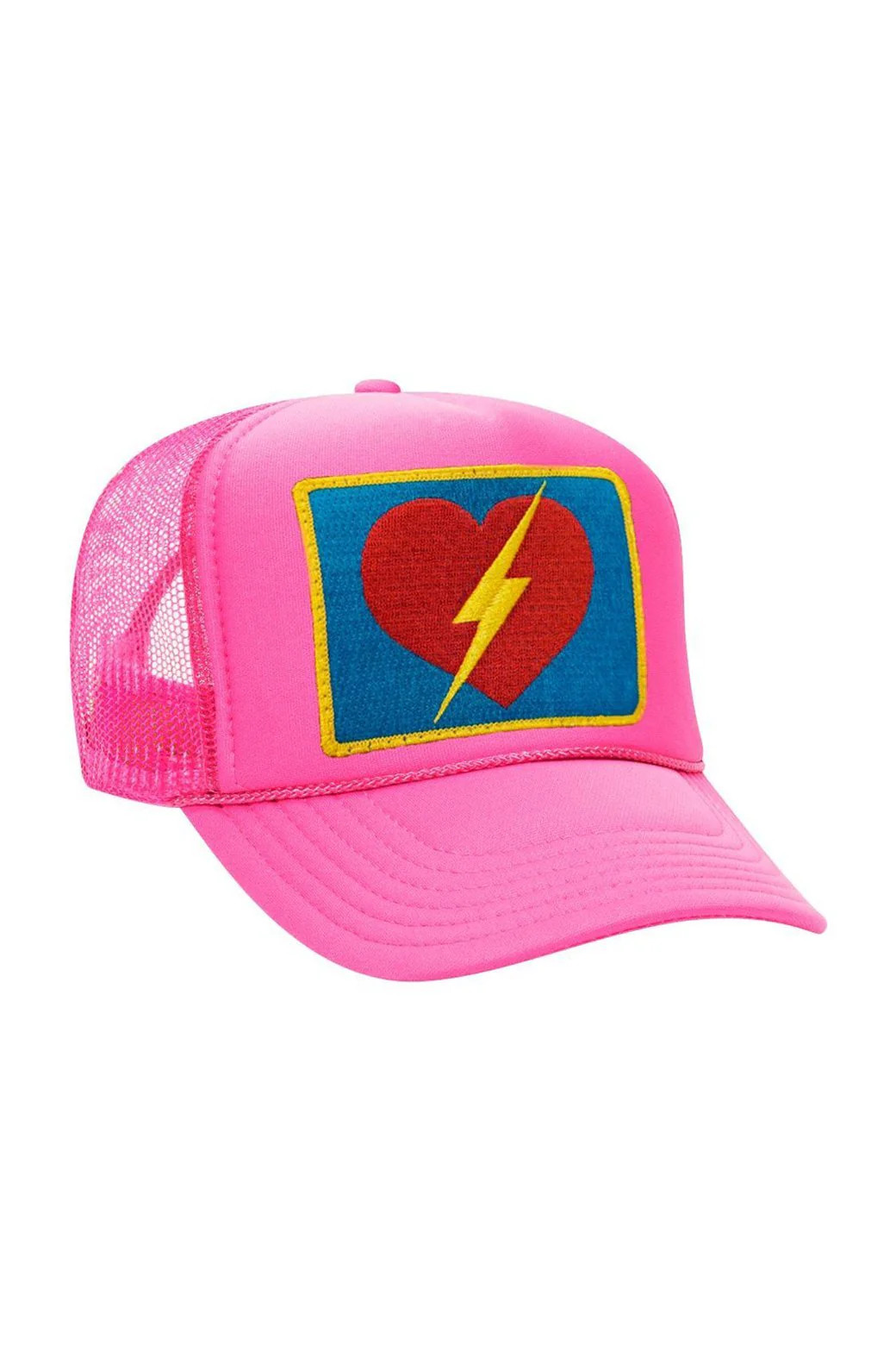 VINTAGE BOLT HEART TRUCKER HAT | Aviator Nation