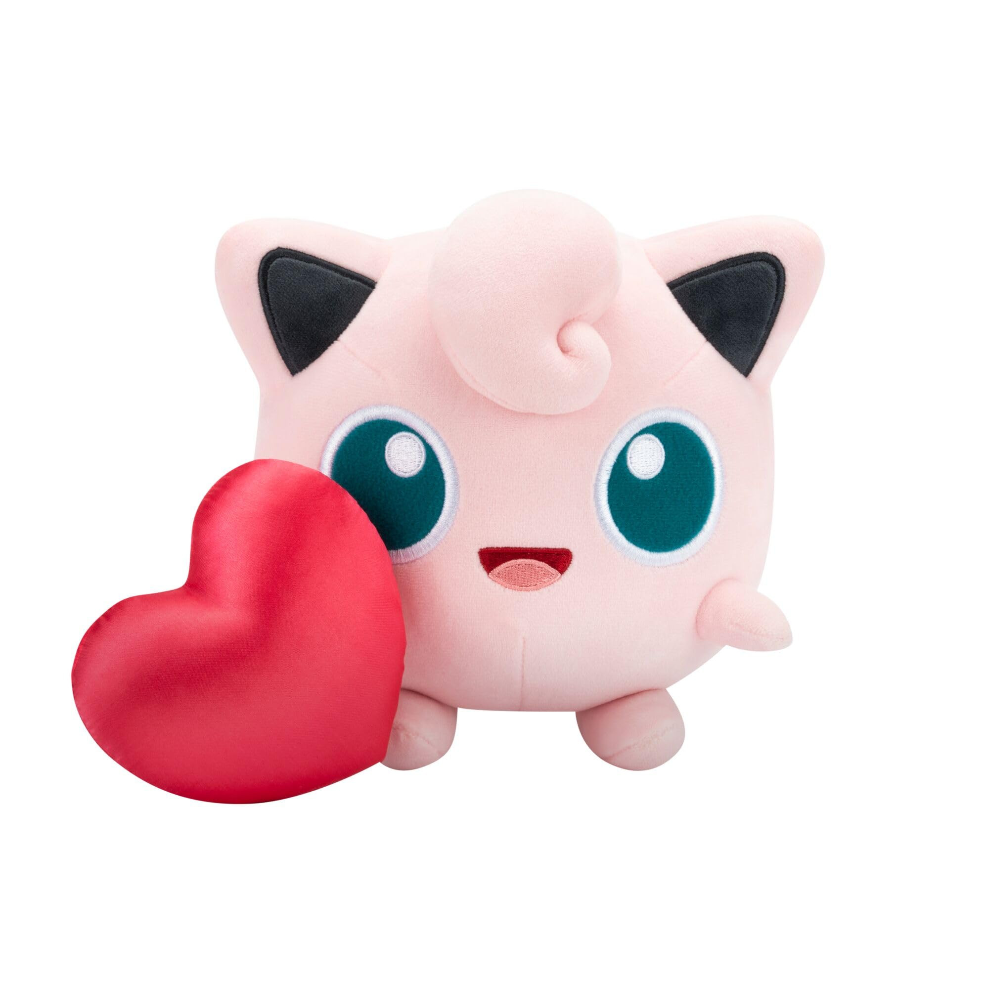 Pokemon Jigglypuff Plush with Heart - 8-Inch Holiday Jigglypuff Plush with Unique Accessory | Amazon (US)