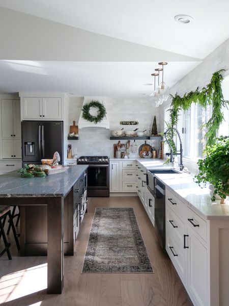 The kitchen has been decorated for Christmas! The key to this holiday decorating Is realistic garlands and greenery. I linked all my favorites for you! 

#LTKhome #LTKHoliday #LTKSeasonal