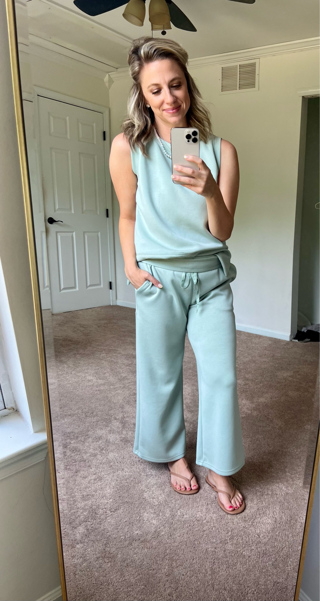 This Amazon set is such great quality. Wearing a small. 🤍

Amazon fashion, Amazon clothes, lounge set, comfy fashion, easy style, casual clothes, mint set, two-piece set 

#LTKFindsUnder50