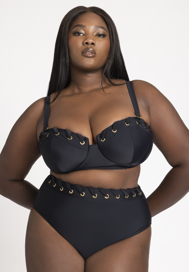 Grommet Detail Bikini Top | Eloquii