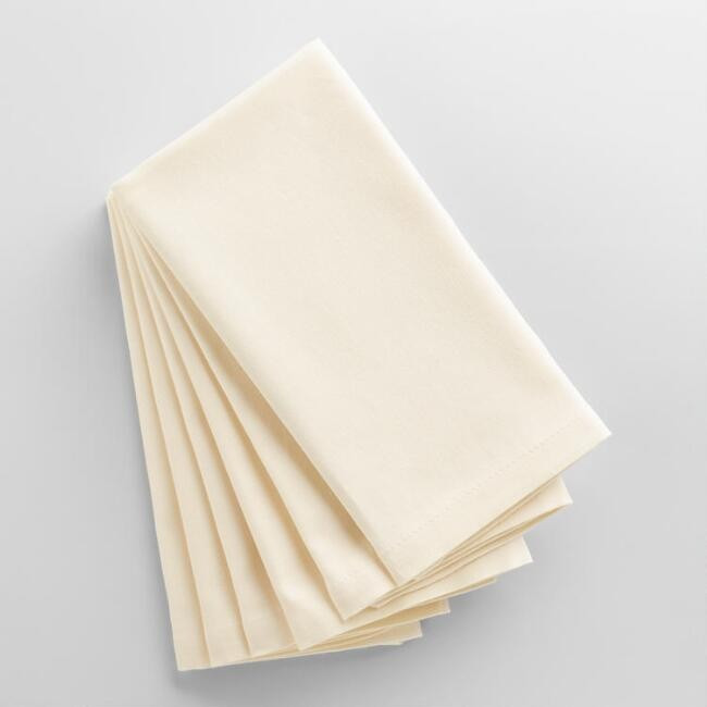 Ivory Buffet Napkins Set of 6 | World Market