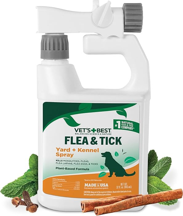 Vet's Best - Espray contra pulgas y garrapatas para jardín y perrera, espray para perros contra ... | Amazon (US)