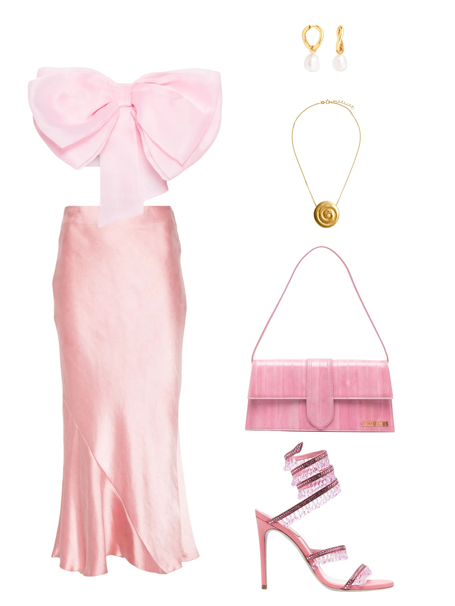 Pink vacation outfit idea, silk maxi skirt

#LTKTravel #LTKParties #LTKStyleTip