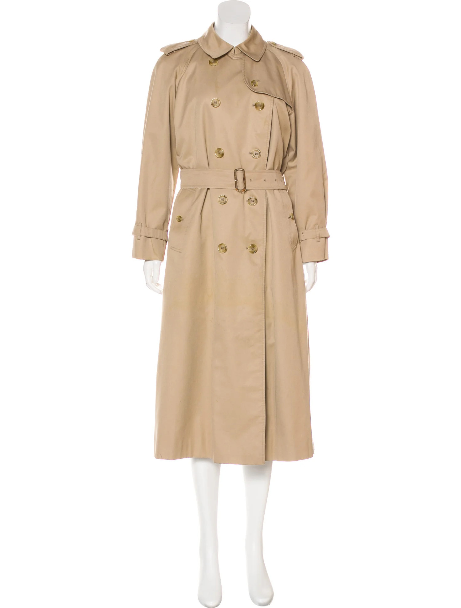 Burberry Vintage Trench Coat - Clothing -
          BUR136659 | The RealReal | The RealReal