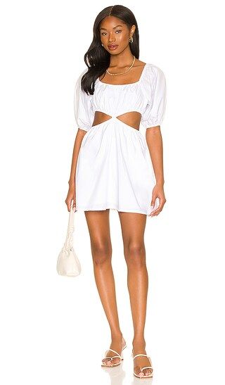 Gabelli Mini Dress in Plain White | Revolve Clothing (Global)