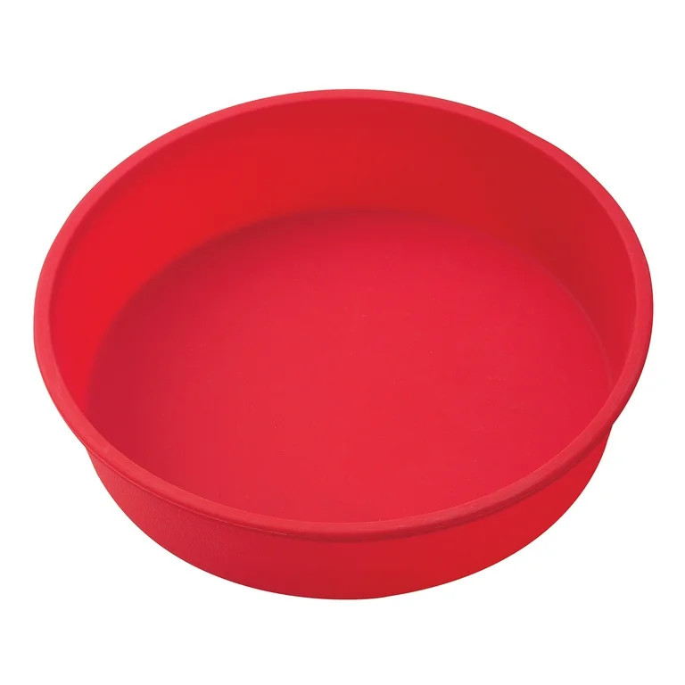 Mrs. Anderson's Baking Nonstick Silicone 9-Inch Round Cake Pan Baking Mold | Walmart (US)