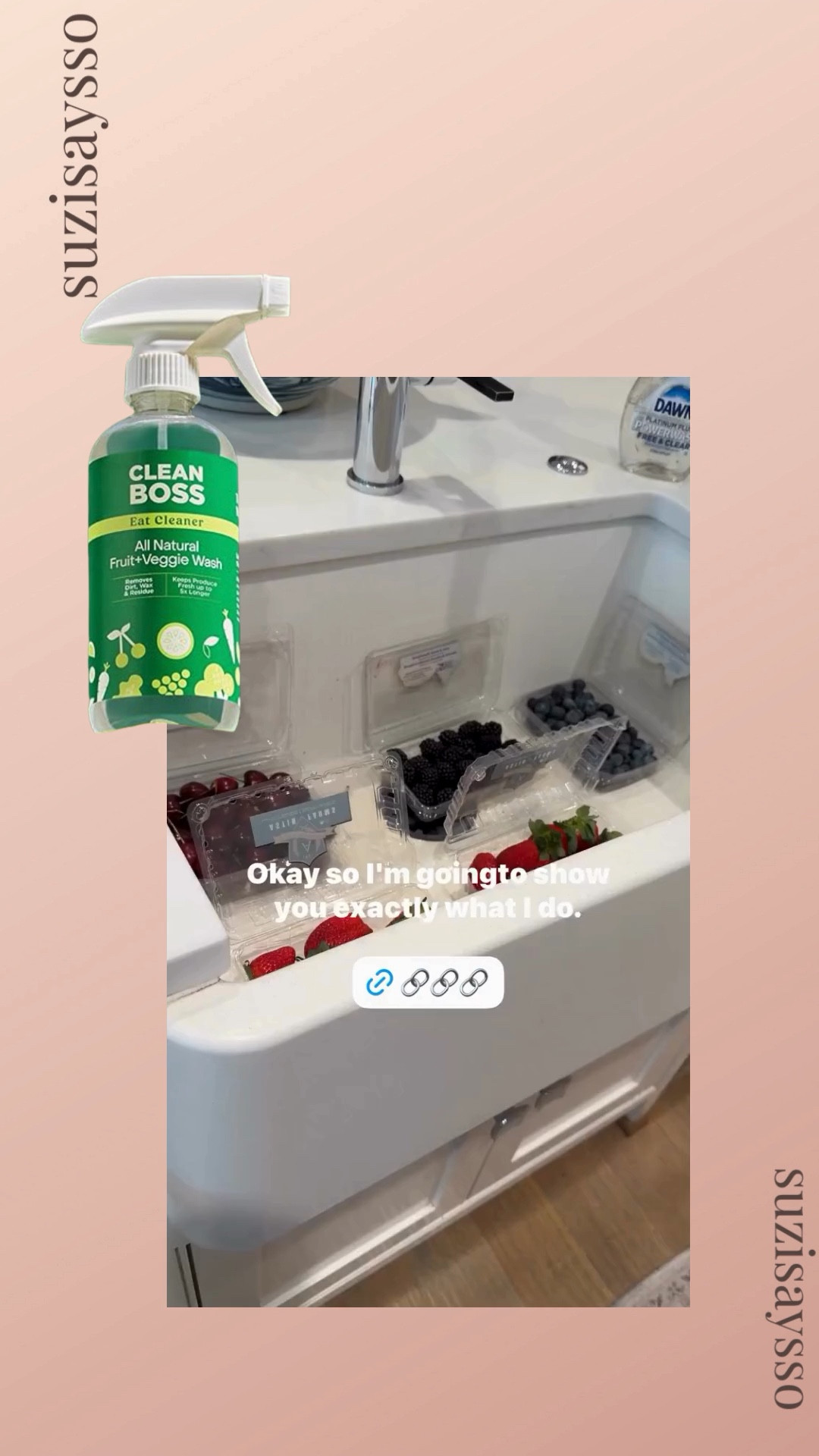 Eat Cleaner is part of the Amazon Spring Sale and this is one of those products I use on repeat 🙌🏼

If you’ve ever wondered how to actually clean your fruits + veggies (especially berries, lettuce, apples, etc.)—this is it. It helps remove dirt, residue, and all the stuff you don’t want your family eating.

I love that it’s super easy to use and just gives me that extra peace of mind, especially with how much fresh produce we go through.

Stocking up while it’s on sale because this is a staple in our house.

#amazonspringsale #kitchenessentials #healthyliving #momlifehacks #producewash

#LTKSaleAlert #LTKHome #LTKfoodie