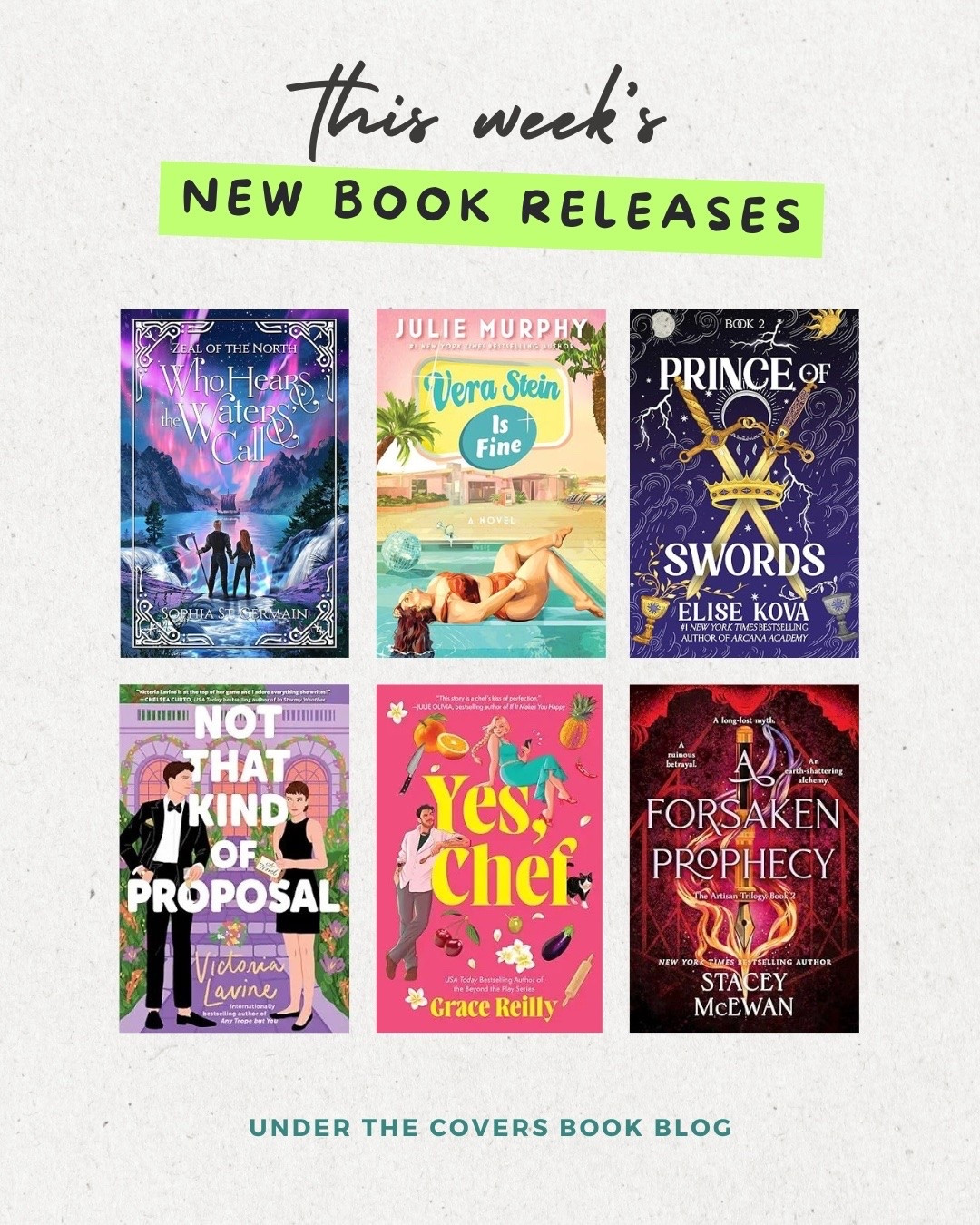 As always the new romance book releases are here to make me more stressed out about my TBR. I’ve read Yes, Chef already and it’s a cute one, but the Sophia St. Germain is on my wishlist for this week for sure.

#LTKselfcare #LTKmorningroutine #LTKstorytime