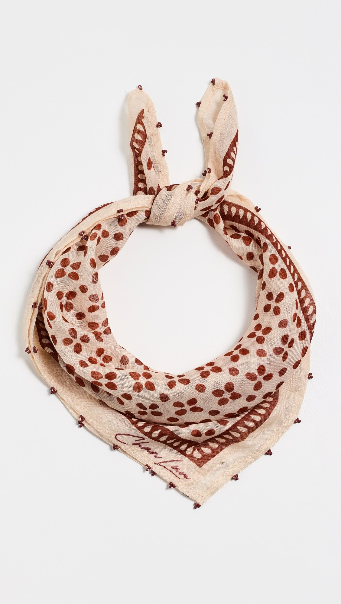 Beaded Floral Bandana | Shopbop