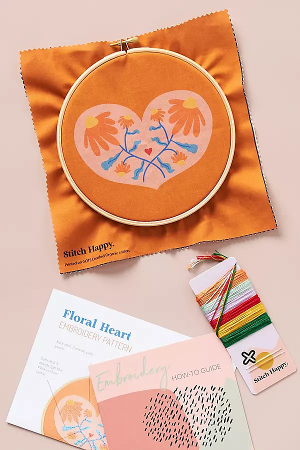 Stitch Happy Embroidery Kit | Anthropologie (US)