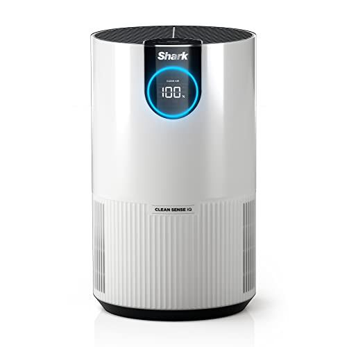 Shark Air Purifiers for Bedroom, Office, Dorm, Small Room, HEPA Air Filter, Odor Eliminator, Covers Up To 500 SQ FT, Air Filtration Removes Smoke, Dust, Allergens, Pet Dander, and Pollutants, HP102 | Amazon (US)