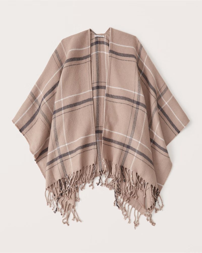 Women's Blanket Cape | Women's Coats & Jackets | Abercrombie.com | Abercrombie & Fitch (US)