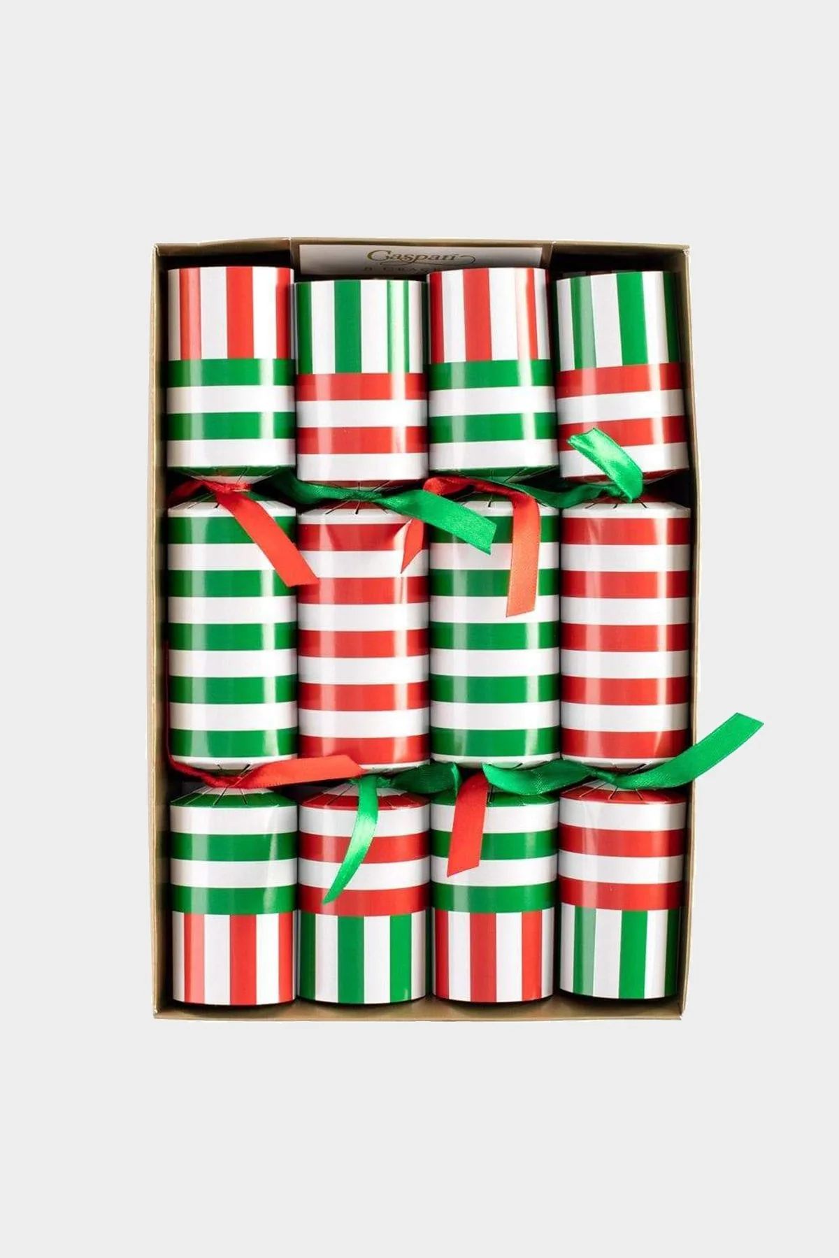 Club Stripe Celebration Christmas Cracker in Red & Green | Shop Olivia