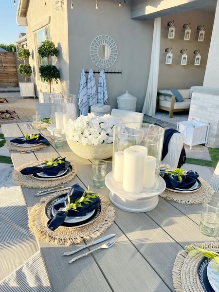 Spring outdoor table inspiration! Love dressing up this table with all the blues. Most of these pieces are from Arhaus but I’ve also linked similar looks! 

Spring table 
Back patio
Outdoor patio
Outside furniture 
Backyard furniture 
Outdoor living 
Outdoor decor 

#LTKhome