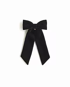 Velvet bow barrette | J.Crew Factory