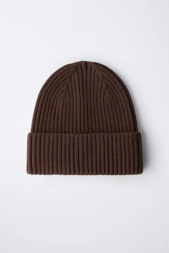 PLAIN KNIT HAT | Zara US