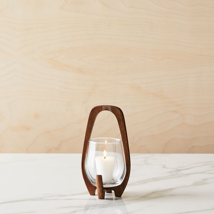 Mid-Century Wood Lanterns | West Elm (US)