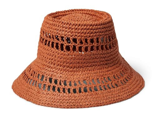 Madewell Women's Lantern Straw Hat, Dark Copper | Amazon (US)