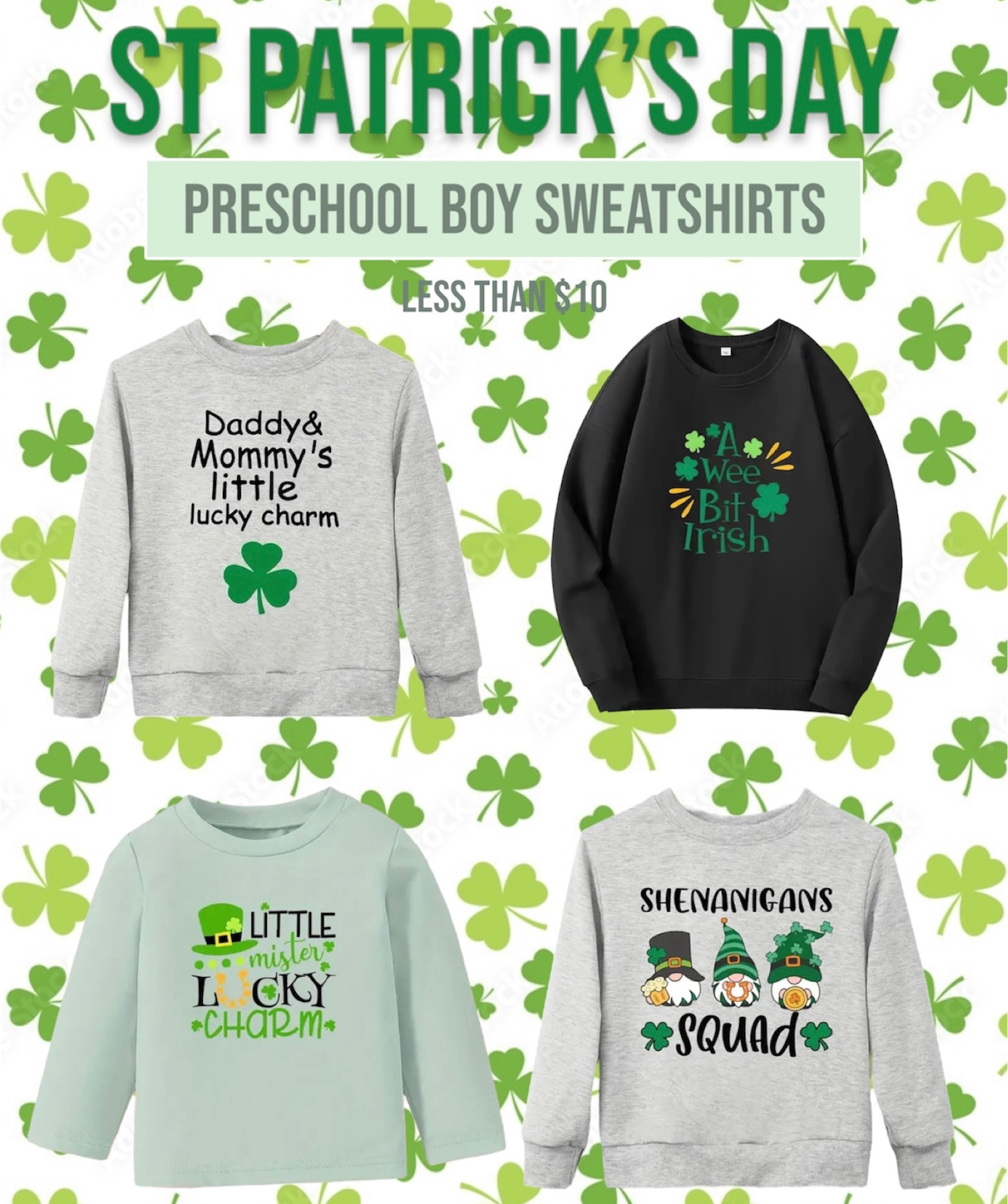 My Lucky Charm 🍀

* Please use a prepaid card when buying from Shein

#LTKfindsunder50 #LTKbaby #LTKkids