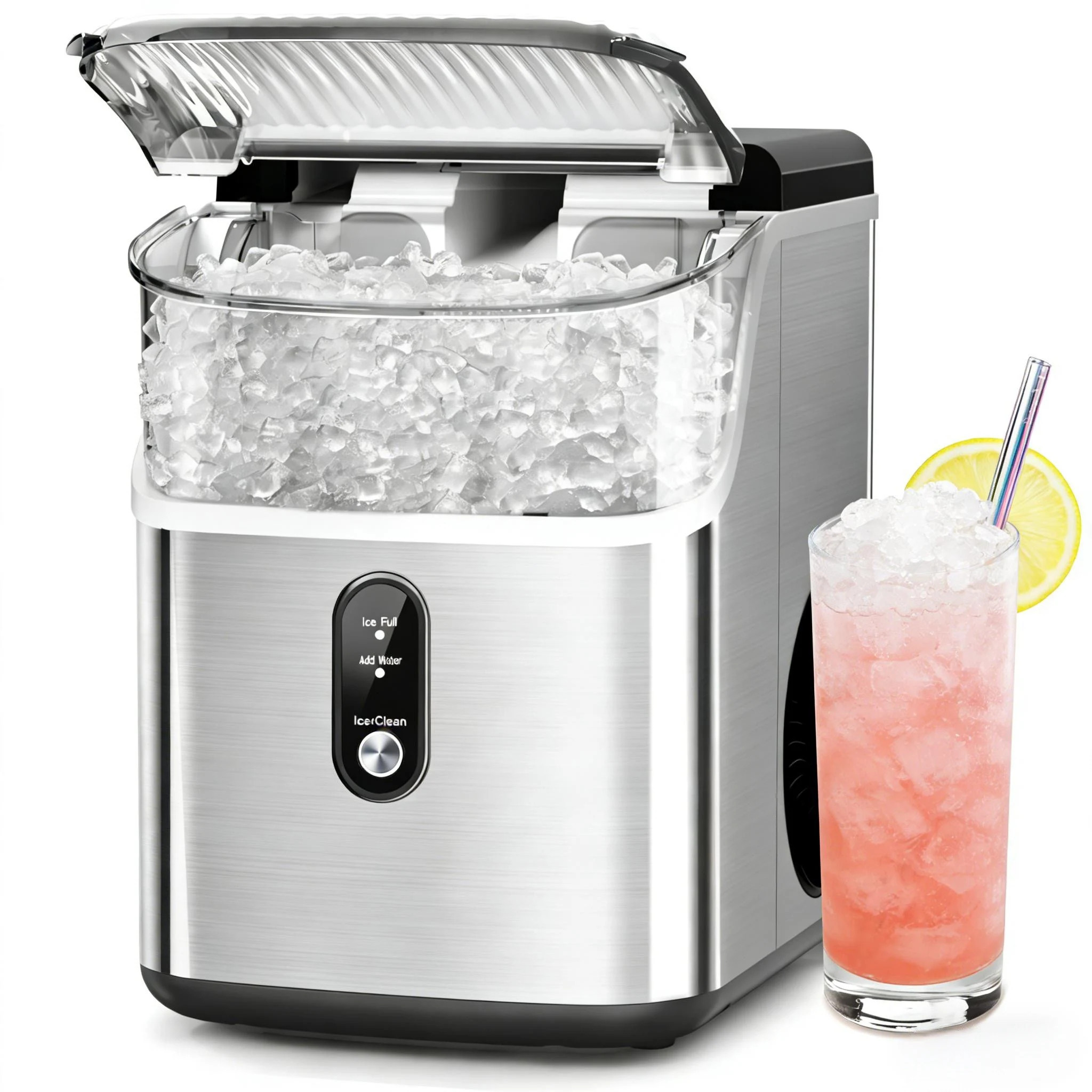 COWSAR 33-lb Ice Per day Nugget Ice Maker ( Black ) | LSRW-Z58-15NB | Lowe's