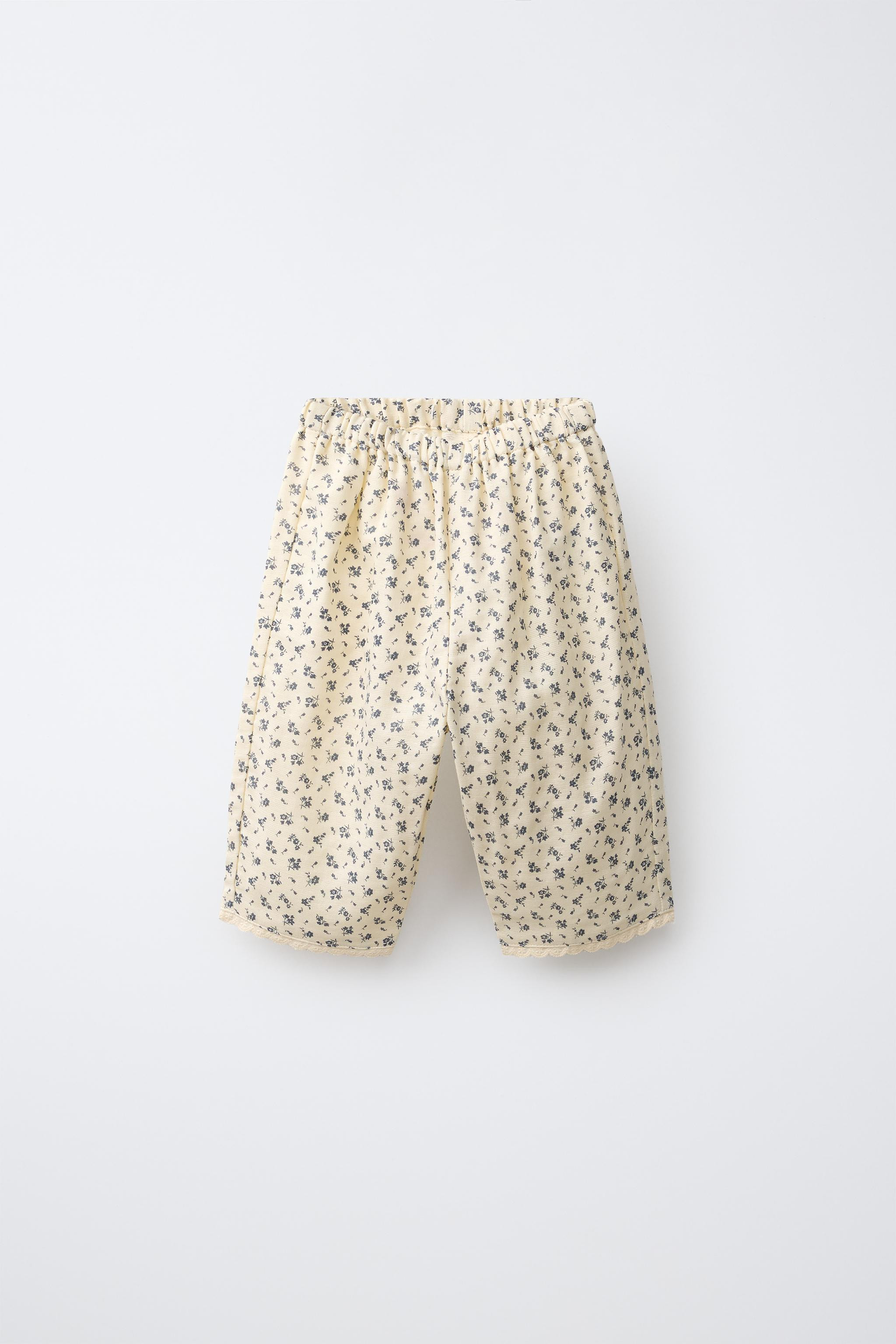 FLORAL BAGGY PANTS | Zara US