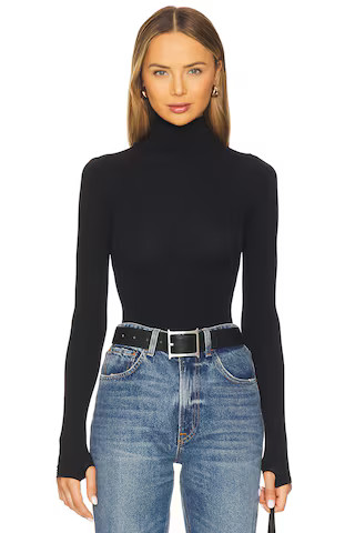 Commando Ballet Body Turtleneck Bodysuit in Black from Revolve.com | Revolve Clothing (Global)