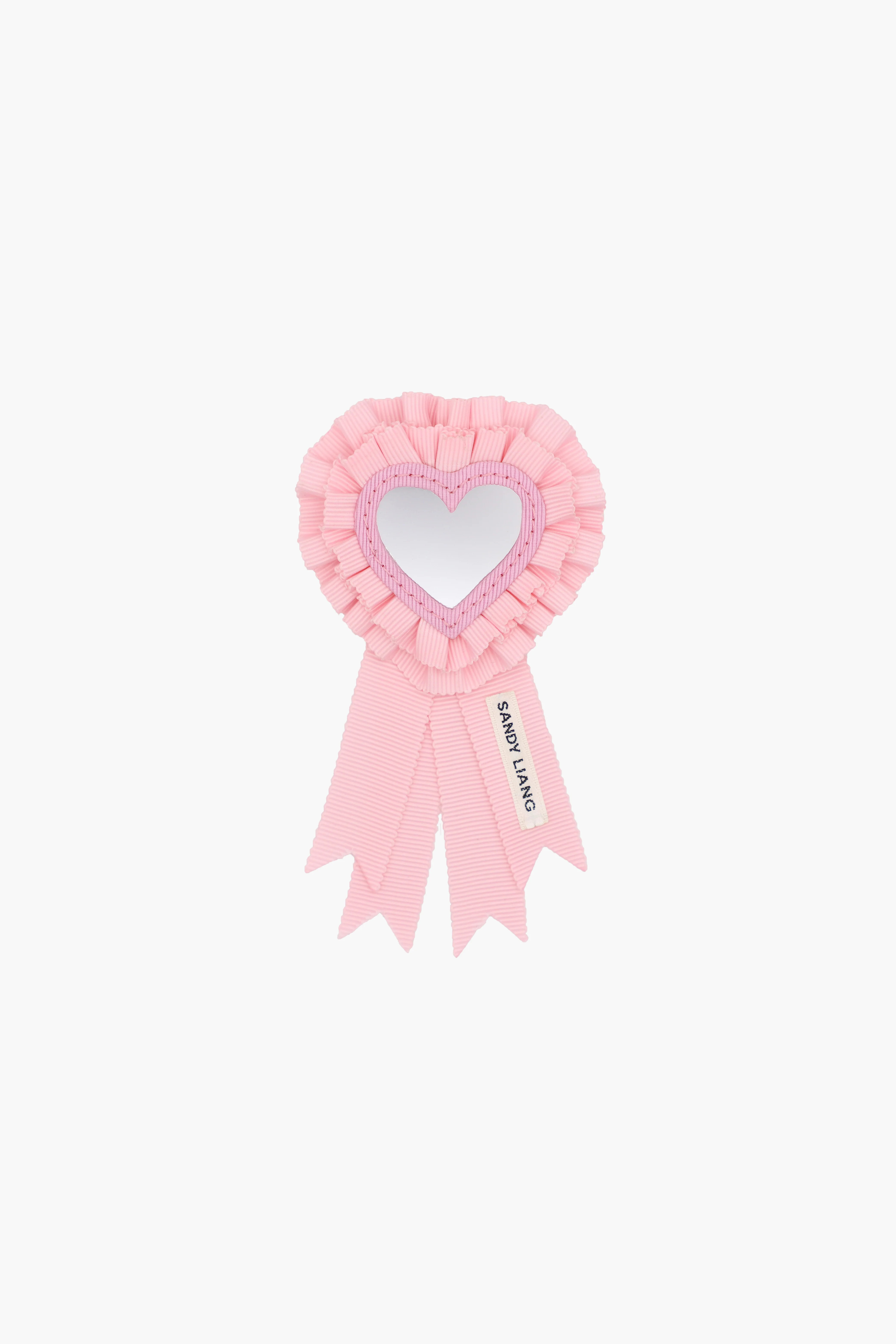 MINI I LOVE YOU BROOCH IN PINK | Sandy Liang