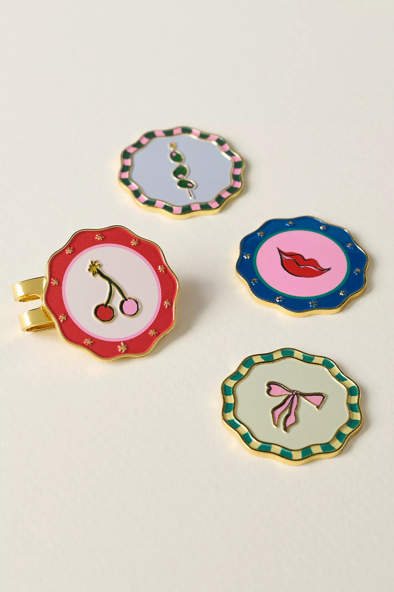 Golf Ball Hat Clips, Set of 4 | Anthropologie (US)