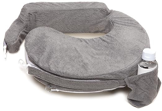 My Brest Friend Deluxe Nursing Pillow for Comfortable Posture, Evening Grey | Amazon (US)