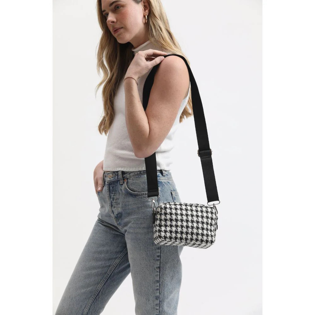 Keekee - Houndstooth Crossbody | Moda Luxe