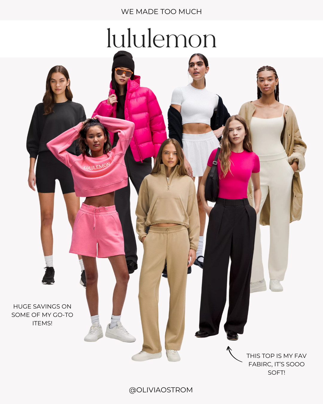 Most of these items are 30-50% off right now! 🎉 

 #lululemon #lululemoncreator #wemadetoomuch

#LTKsale #LTKstyletip #LTKspring