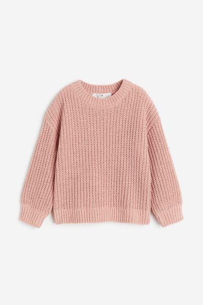 Knit Chenille Sweater - Green - Kids | H&M US | H&M (US + CA)
