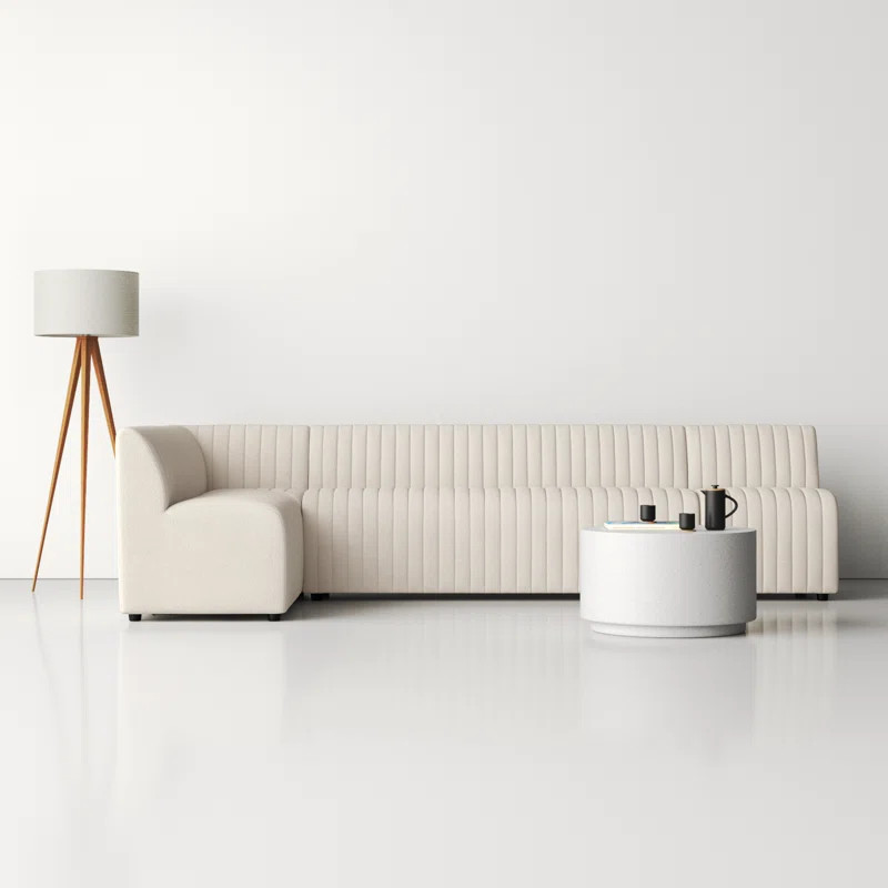 Lunette 4 - Piece Upholstered Sectional | Wayfair North America