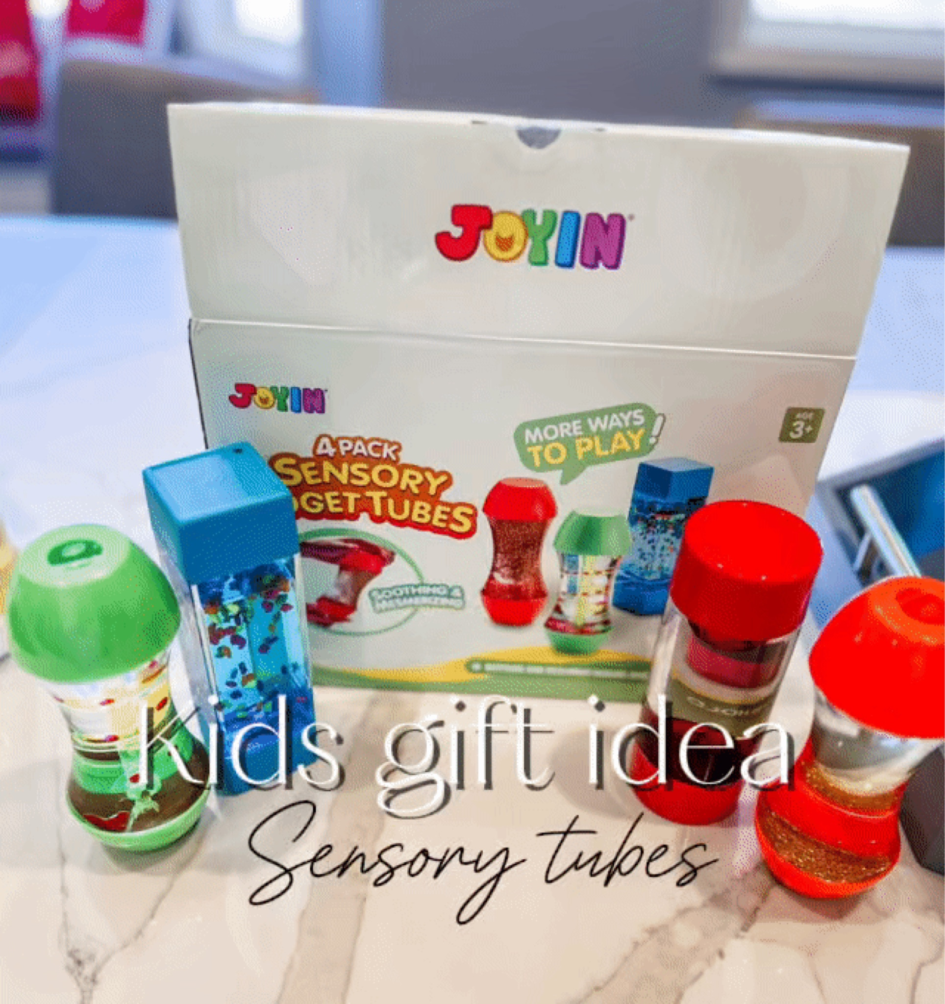 These calming fidget tubes are great sensory toys for stress relief and a quiet corner toy. They would make a great toddler gift for the holidays!
Toddler toys. Kids toys. Gift guide. Kids gift. Toddler gift. Sensory toys. 

#LTKHoliday #LTKGiftGuide #LTKKids