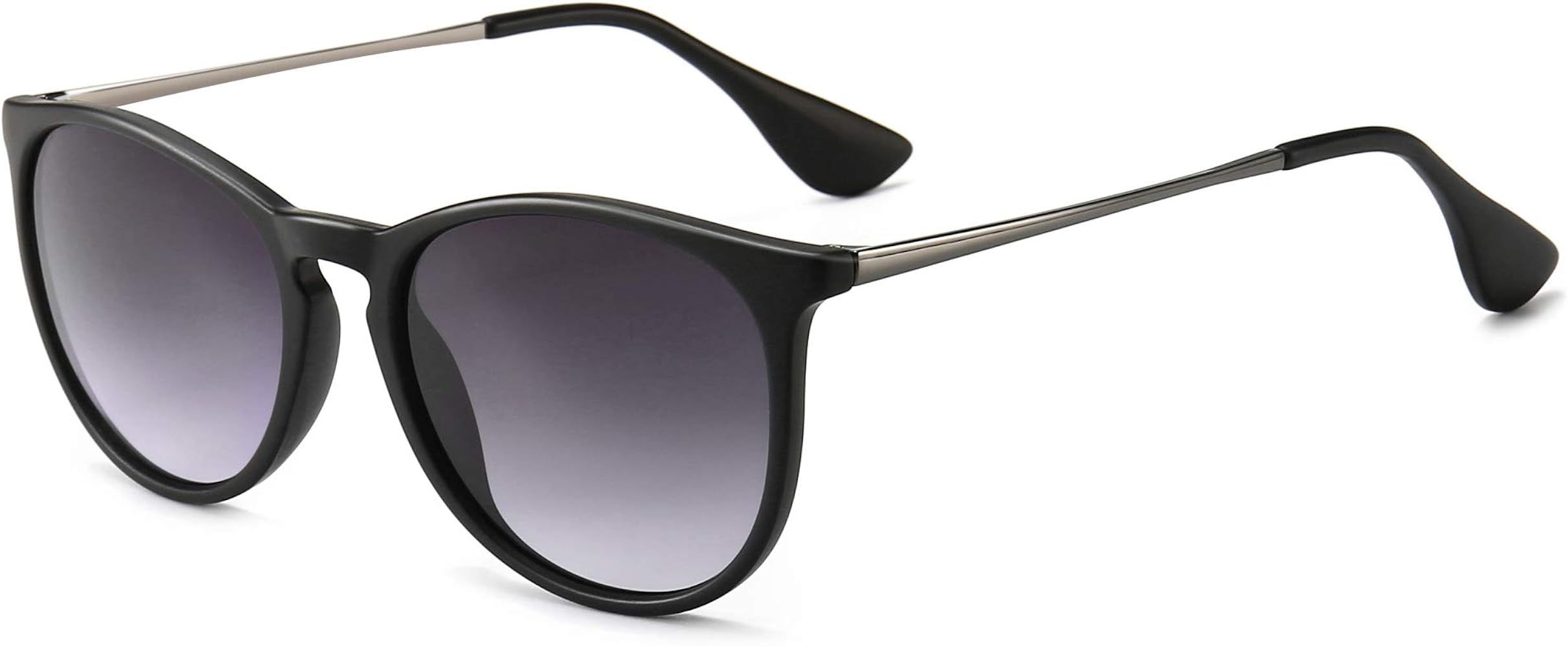 SUNGAIT Vintage Round Sunglasses for Women Men Classic Retro Designer Style | Amazon (US)