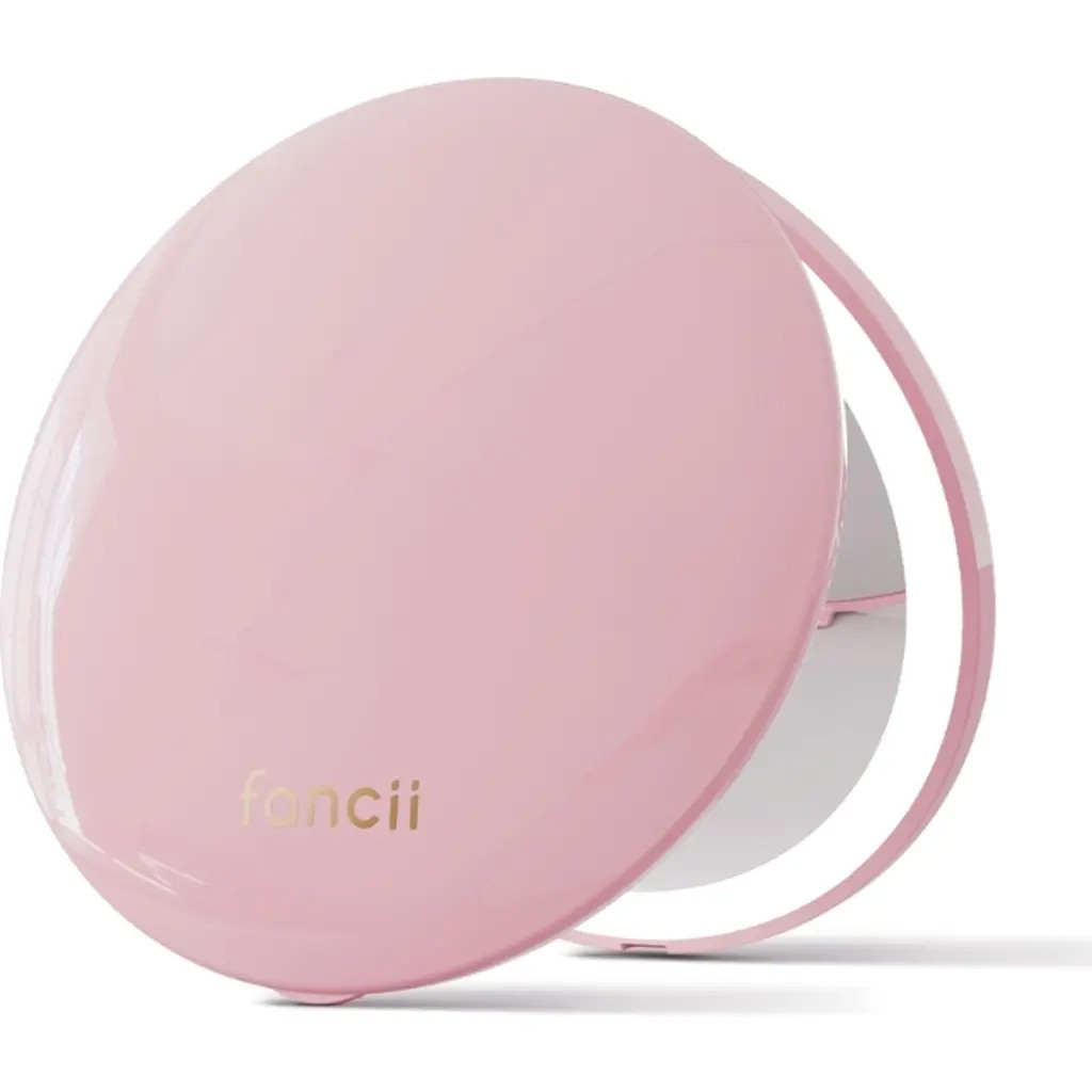 FANCII Mini Taylor LED Compact Mirror in Petal Pink at Nordstrom | Nordstrom