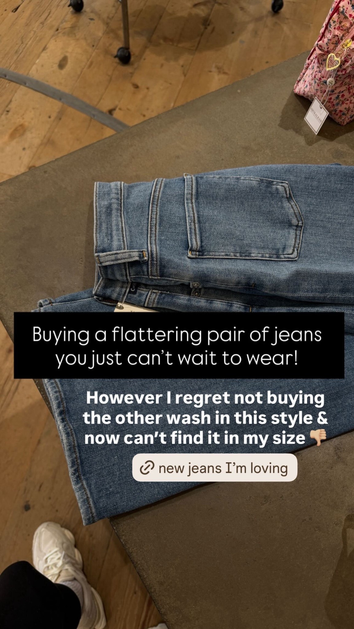 Buying a flattering pair of jeans you just can't wait to wear!

#LTKOver40 #LTKgrwm #LTKootd