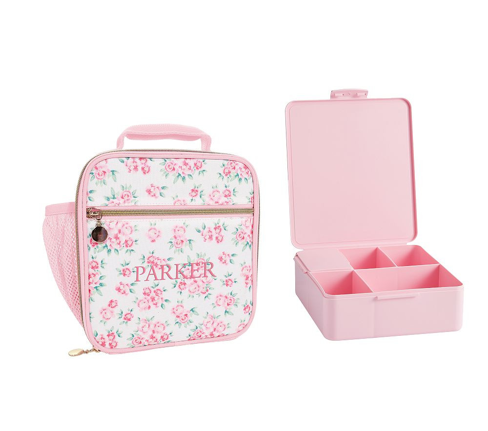 LoveShackFancy Antoinette Floral Lunch &amp; Bento Bundle, Set of 2 | Pottery Barn Kids