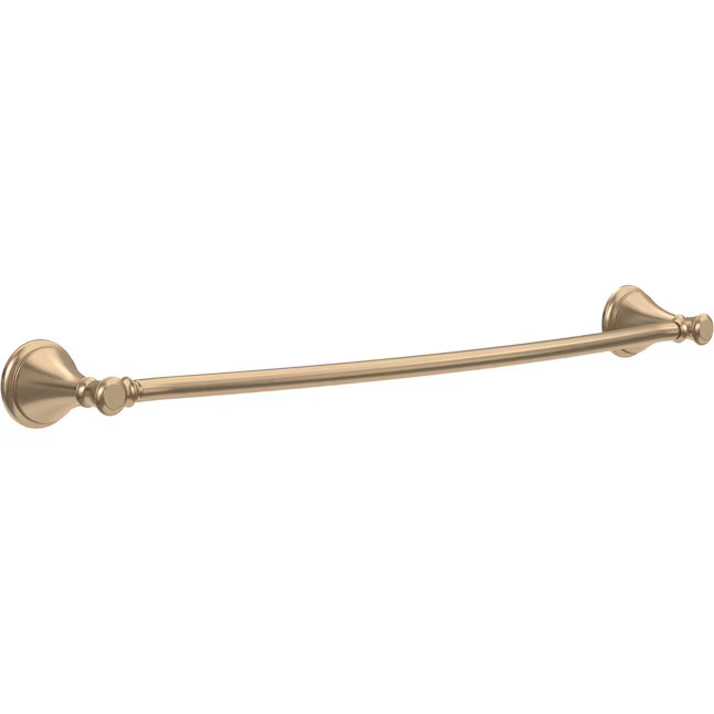 Delta Cassidy 24-in Champagne Bronze Wall Mount Single Towel Bar | Lowe's