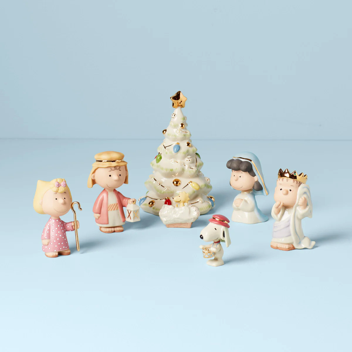 Peanuts 7-Piece Christmas Pageant Figurines | Lenox