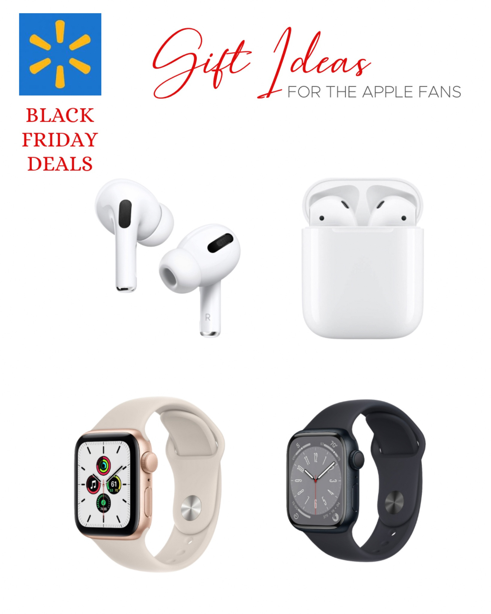 #Walmart have some AMAZING deals for #BlackFriday on these #AppleProducts  🤗

#BlackFridayDeals #BlackFridayShopping #giftideas #ChristmasGiftIdeas #giftguide #holidaygiftguide #WalmartDeals #WalmartFinds

#LTKsalealert #LTKCyberweek #LTKGiftGuide