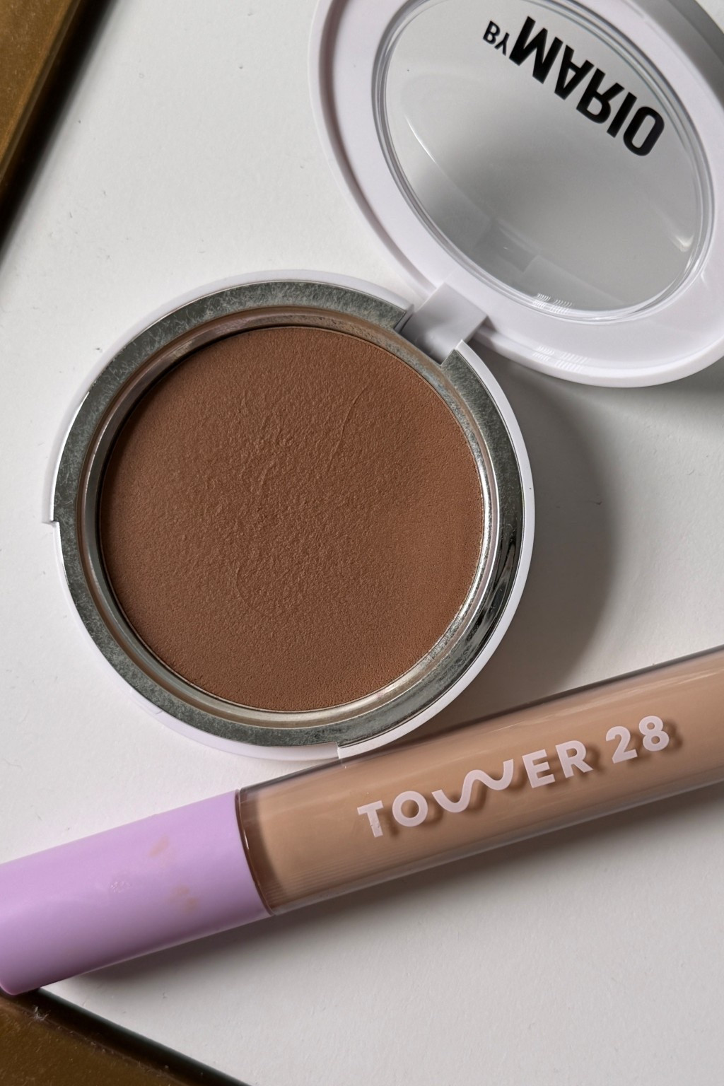 Picked up 2 ‘new to me’ beauty products! The skin sculpt is so pretty! Just brings warmth back to your face. Acts like a bronzer but more subtle! The tower 28 concealer is so creamy and hydrating. But I think I like my ELF concealer more. 🤭 it’s thicker but for the price point it’s better!! 

Skin sculpt color: medium-dark
Tower 28: EP
ELF hydrating concealer: light beige 

#LTKBeauty #LTKselfcare #LTKmorningroutine